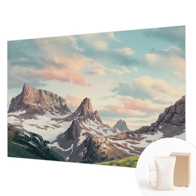 Kwalitatief fotobehang Bergpanorama