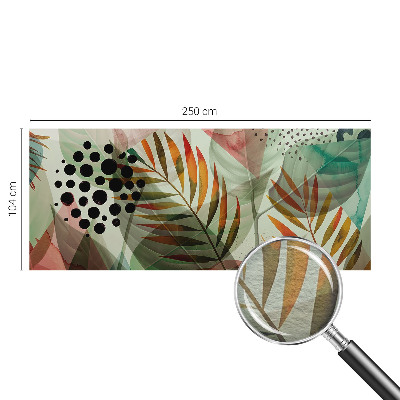 Uniek fotobehang Abstracte bladeren