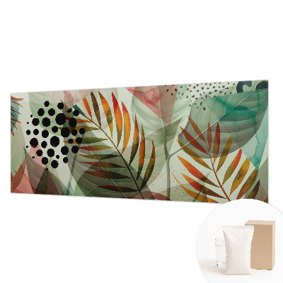 Uniek fotobehang Abstracte bladeren