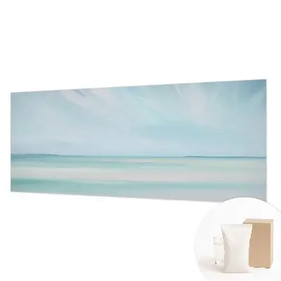 Vliesbehang fotobehang woonkamer met een rustig zeezicht