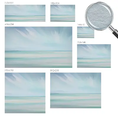 Vliesbehang fotobehang woonkamer met een rustig zeezicht