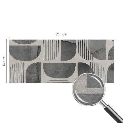 Vlies fotobehang op maat met een geometrisch patroon