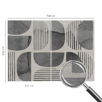 Vlies fotobehang op maat Geometrische vormen