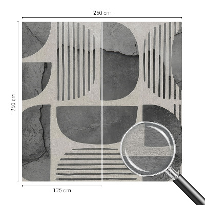 Vlies fotobehang op maat Geometrische vormen