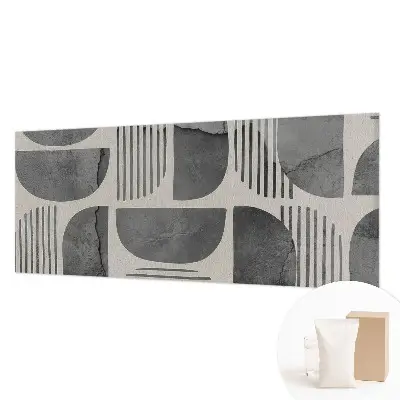 Vlies fotobehang op maat met een geometrisch patroon