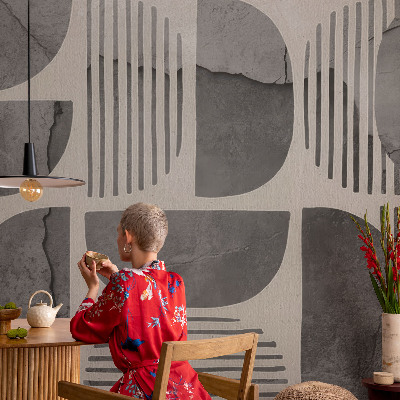 Vlies fotobehang op maat Geometrische vormen