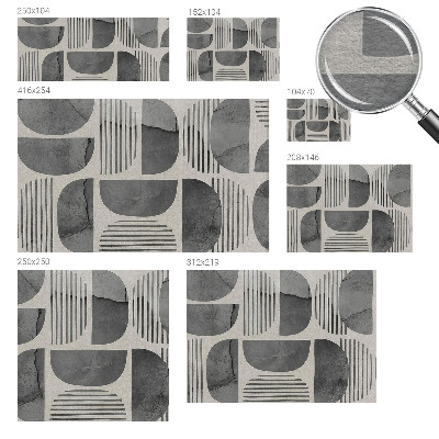 Vlies fotobehang op maat Geometrische vormen