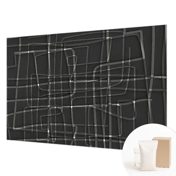 Fotobehang met abstracte lijnen als motief