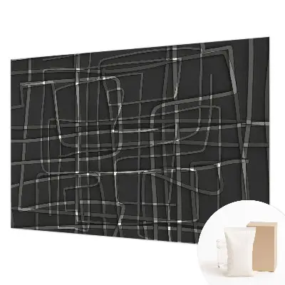Fotobehang met abstracte lijnen als motief