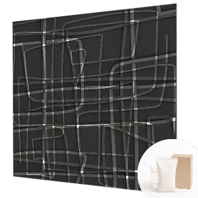 Fotobehang met abstracte lijnen als motief