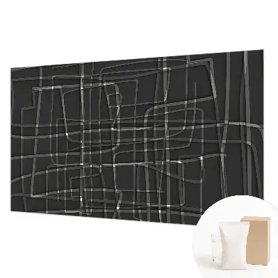 Fotobehang met abstracte lijnen als motief