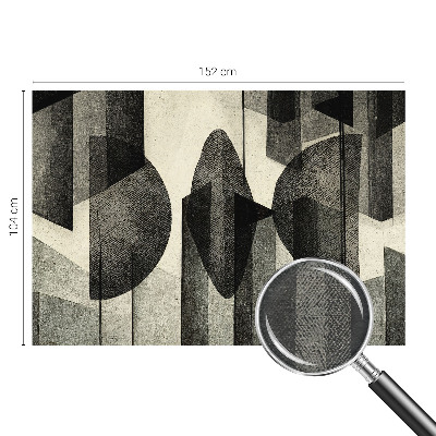 Fotobehang naadloos met een patroon van geometrische vormen