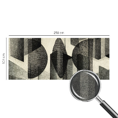 Fotobehang naadloos met een patroon van geometrische vormen