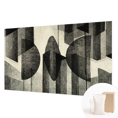 Fotobehang naadloos met een patroon van geometrische vormen