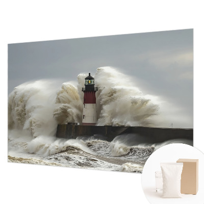 Foto behang op maat Zeegolven