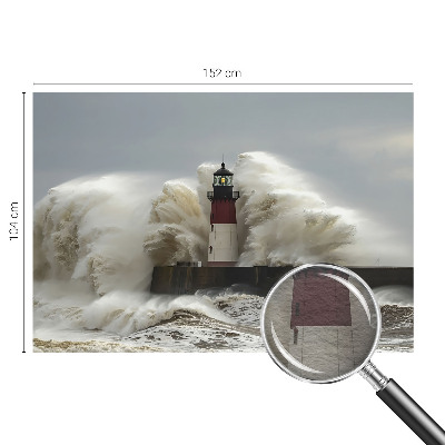 Foto behang op maat Zeegolven