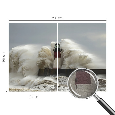 Foto behang op maat Zeegolven