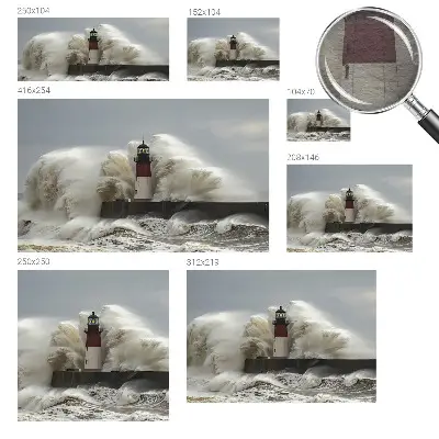 Foto behang op maat met een motief van zeegolven