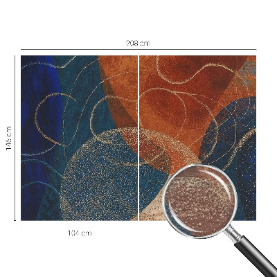 Fotobehang slaapkamer Kleurrijke vormen