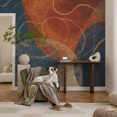 Fotobehang slaapkamer Kleurrijke vormen