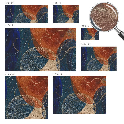 Fotobehang slaapkamer Kleurrijke vormen