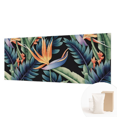 Fotobehang woonkamer met paradijs‑thema