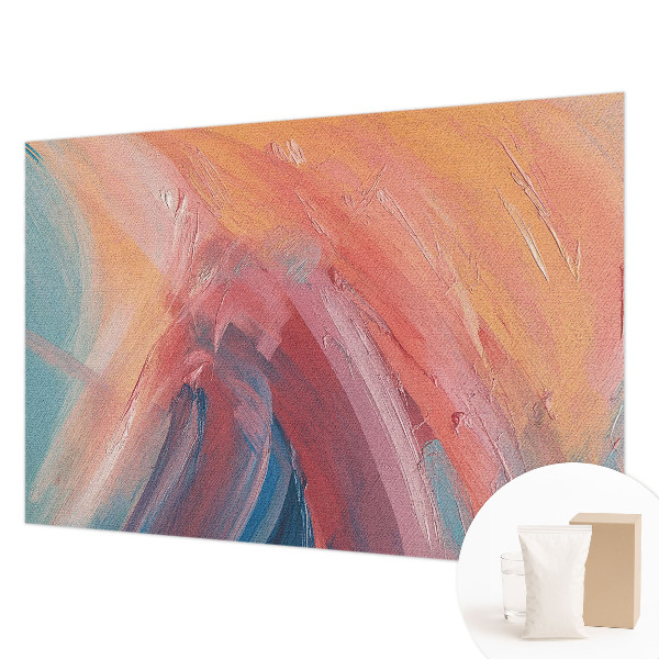 Fotobehang voor slaapkamer met kleurrijke explosies als ontwerp