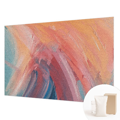 Fotobehang voor slaapkamer met kleurrijke explosies als ontwerp