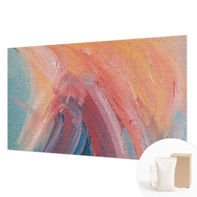 Fotobehang voor slaapkamer met kleurrijke explosies als ontwerp