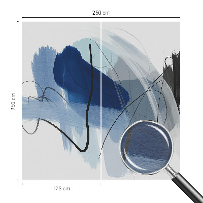 Modern fotobehang met kleurrijke abstracties