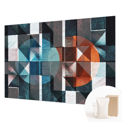 Luxe fotobehang met abstracte vormen