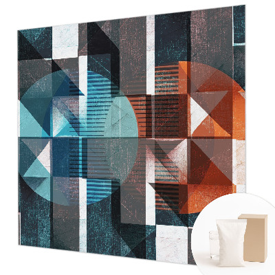 Luxe fotobehang met abstracte vormen