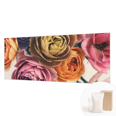 Vlies fotobehang Kleurrijke rozen