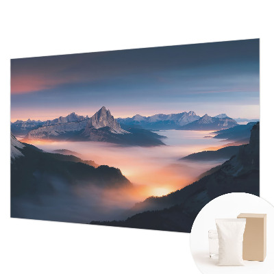 Premium fotobehang De opkomende zon