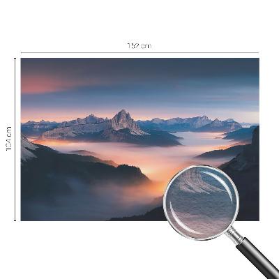 Premium fotobehang De opkomende zon