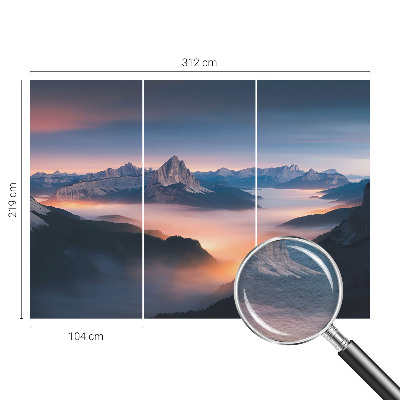Premium fotobehang De opkomende zon