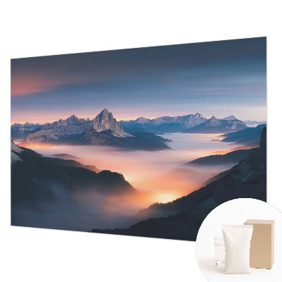 Premium fotobehang De opkomende zon