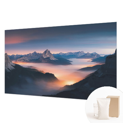 Premium fotobehang De opkomende zon
