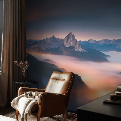 Premium fotobehang De opkomende zon