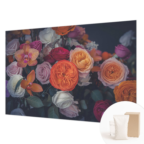 Hoogwaardig fotobehang Kleurrijk boeket