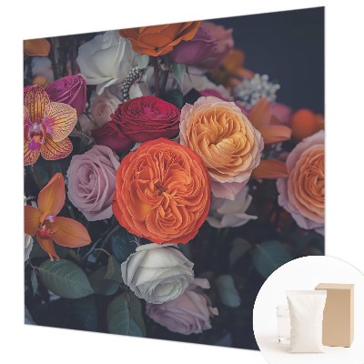 Hoogwaardig fotobehang Kleurrijk boeket