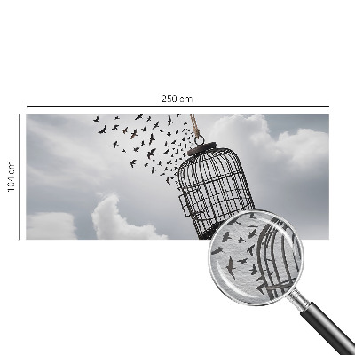 Kwalitatief fotobehang met een motief van vliegende vogels