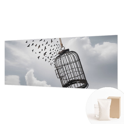 Kwalitatief fotobehang met een motief van vliegende vogels