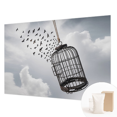 Kwalitatief fotobehang met een motief van vliegende vogels