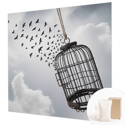 Kwalitatief fotobehang met een motief van vliegende vogels