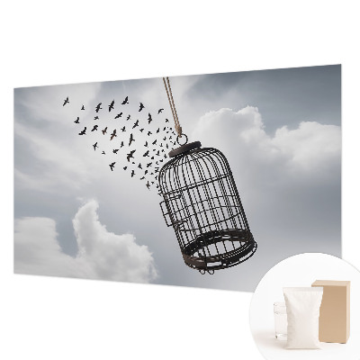 Kwalitatief fotobehang met een motief van vliegende vogels