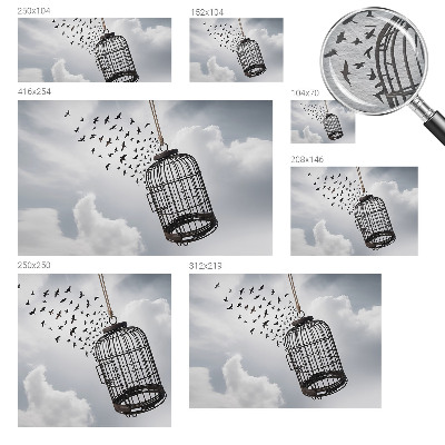 Kwalitatief fotobehang Vliegende vogels