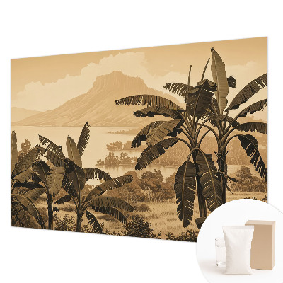 Modern fotobehang voor de woonkamer Tropisch panorama
