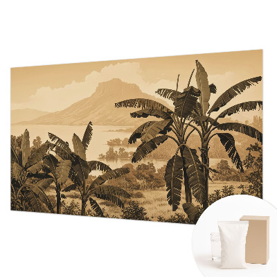 Modern fotobehang voor de woonkamer Tropisch panorama