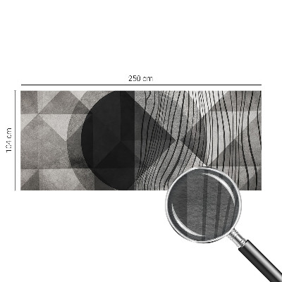 Vliesbehang fotobehang met abstracte vormen